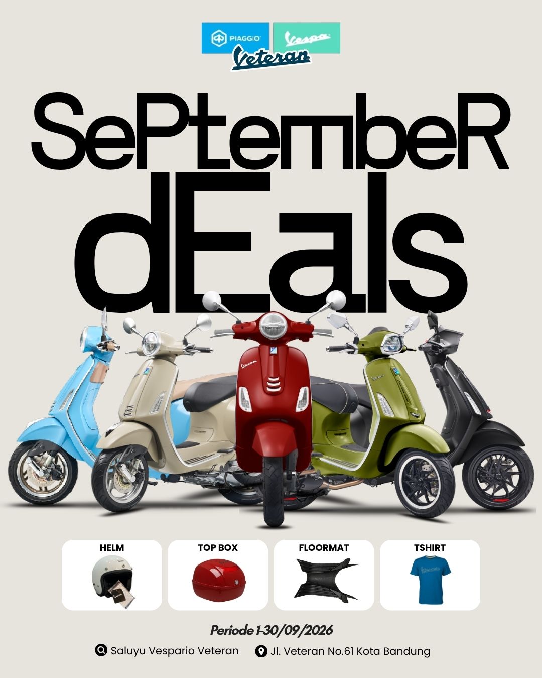Program Promo Vespa September
